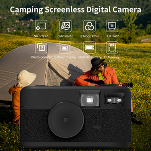 Appareil photo numérique compact rétro 8MP CMOS sans écran avec 8 modes de filtre, support flash LED, filtres personnalisables, Type-C - Product Image 4