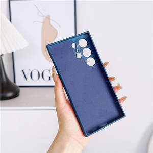 Funda de teléfono de succión magnética de silicona líquida para <span class=keywords><strong>Samsung</strong></span> Galaxy S23 S24 funda suave Ultra esmerilada para <span class=keywords><strong>Samsung</strong></span> S22 Plus - Product Image 4