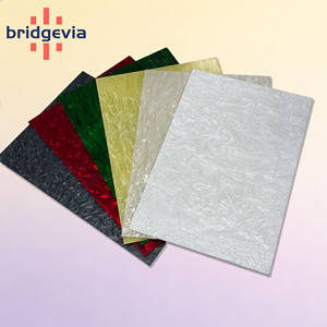 Plaque en acrylique moulé blanc nacré de 3 mm, format personnalisé, 100 % PMMA, pour décoration intérieure, sous-verres, découpe et gravure laser - Product Image 1