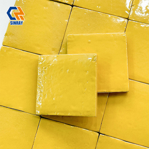 Carreaux muraux en céramique marocaine verte faits à la main 100x100mm, style vintage, dégradé de couleurs, pour gîtes, cafés et restaurants - Product Image 5