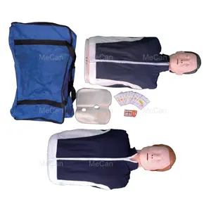 Nam Nữ điện tử nửa cơ thể CPR đào tạo manikin y tế giảng dạy giả lập cho CPR và defibrilator