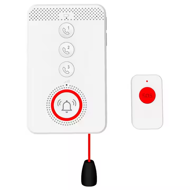 4G Elderly Emergency Call System SOS Panic Button Portable Medical Alert Panel with App Remote Control Durable Design