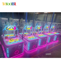 Machine de jeu d'arcade à monnayeur pour enfants : Frappe la grenouille avec un marteau, jeu Whack-a-Mole, pour aires de jeux intérieures