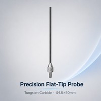 Sonde à pointe plate en carbure de tungstène SD1.5X50mm, filetage M2.5, pièce de rechange pour stylet de mesure d'indicateur de précision pour micromètre