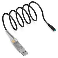 Cable de Programación USB para Motor Eléctrico de Montaje Medio, Resistente al Agua, Duradero, de Ocho Lados, Protocolo UART, Piezas Modificadas