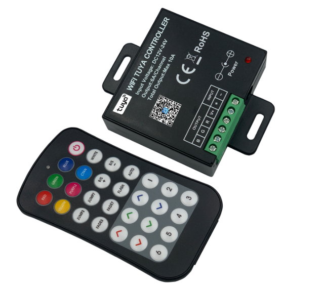 Feican FC-010 Smart Light Waterproof WIFI Controller for Strip Light RF LED Controller With 28Keys Remote Tuya Wifi Control
