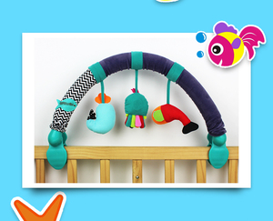 <span class=keywords><strong>Activité</strong></span> <span class=keywords><strong>spirale</strong></span> bleue pour voyage nouveau-né <span class=keywords><strong>poussette</strong></span> berceau landau jouet éducatif - Product Image 6