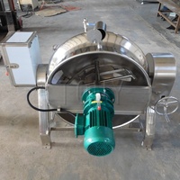 Marmite à vapeur électrique à double enveloppe de 100 à 1000 litres avec agitateur