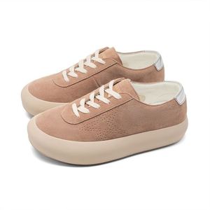 Zapatillas casuales unisex de plataforma con suela gruesa y puntera grande, estilo China-Chic con detalles de estrella y bloques de color - Product Image 2