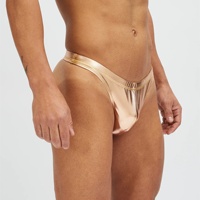 PATON Maillot de bain micro string de luxe pour homme, taille extra petite, en tissu léger avec poche de maintien, coupe sexy une pièce