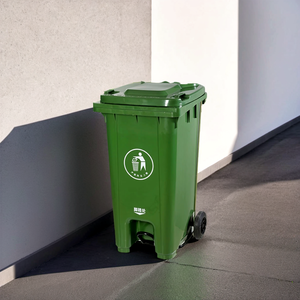 Contenedor de Basura para Exteriores Traust de 240L, de HDPE, <span class=keywords><strong>con</strong></span> <span class=keywords><strong>Pedal</strong></span> y Ruedas, Ideal para el Cuidado de Mascotas - Product Image 6