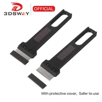 Accesorios para impresoras 3D: Kit universal de cuchillas raspadoras de repuesto para plataformas calientes (Hot Bed) de la serie X1, P1, A1.