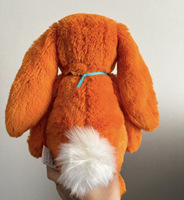 Orange Bonnie Rabbit 31 cm, poupée en peluche super douce en coton PP - Cadeau édition limitée 25e anniversaire