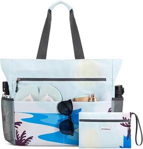 Échantillon gratuit tendance sac de plage en EVA grande capacité sangle portable EVA sac fourre-tout en caoutchouc de plage 2-en-1 personnalisable pour l'extérieur - Product Image 5