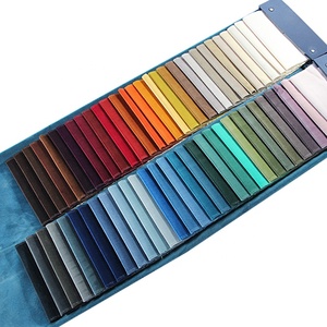 Tela de Tapicería para Muebles de Diseño Liso y Brillante de Tenghui Hometextile, Terciopelo Holandés Sólido Multicolor de 320/300 cm para Cortinas - Product Image 1