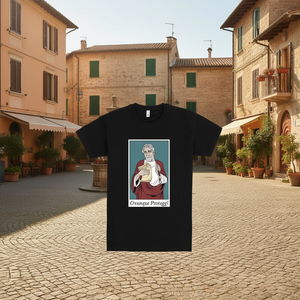 เสื้อยืด father beppe สีดำ ovunque proteggi ออกแบบเครื่องแต่งกายส่งเสริมการขาย - Product Image 3