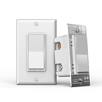 Công Tắc Điều Chỉnh Độ Sáng Đèn LED Thông Minh EVALOGIK Zwave Plus, 3 Chiều, Tiêu Chuẩn Hoa Kỳ, Điều Khiển Bằng Ứng Dụng