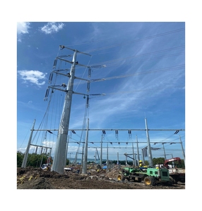 เสาเหล็กสำหรับสายส่งไฟฟ้าแรงสูง 33kv ราคาขายเสาส่งไฟฟ้าแรงสูง - Product Image 3