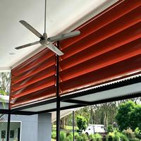 Volet à lamelles en alliage d'aluminium pour ombrage horizontal ou vertical, idéal pour villa ou bureau - Design moderne