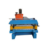 Máquina Automática de Conformado de Rollos para la Fabricación de Tejas de Techo Corrugadas Trapezoidales de Doble Capa