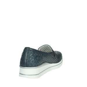 Cinzia Soft Chaussures épaisses en cuir perforé bleu pour femme 37 39 40 41 - Product Image 2