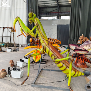 Modelos de Insectos Gigantes Realistas y Móviles, <span class=keywords><strong>Mantis</strong></span> Animatrónico con Alas y Cabeza en Movimiento, Personalizable para Parques de Aventuras, Museos, Interiores/Exteriores - Product Image 6
