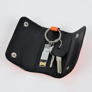 चमड़े कुंजी कवर मामले कुंजी धारक बैग थोक कस्टम लोगो पीवीसी भंडारण कुंजी 10*4.8cm 5000pcs फैशन सीएन; ZHE DAIJUN LG-501 पत्र