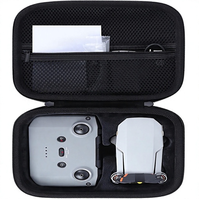 Hard EVA Storage Case for DJI Mini 4K Drone Accessories Shockproof Travel Organizer for Propeller Protectors Control Stick Cover
