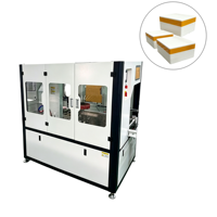 Scelleuse de détection de dimensions intelligente Poshysmart, machine d'emballage rotative entièrement automatique pour boîtes en mousse