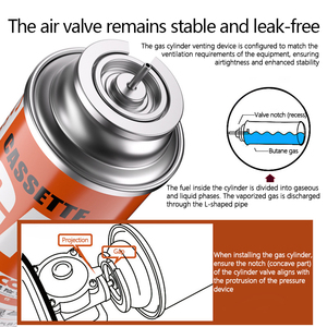 Cartucho de Gas Butano Portátil Recargable, Cilindro de Propano para Camping, Estufa Exterior, Barbacoa - Product Image 5