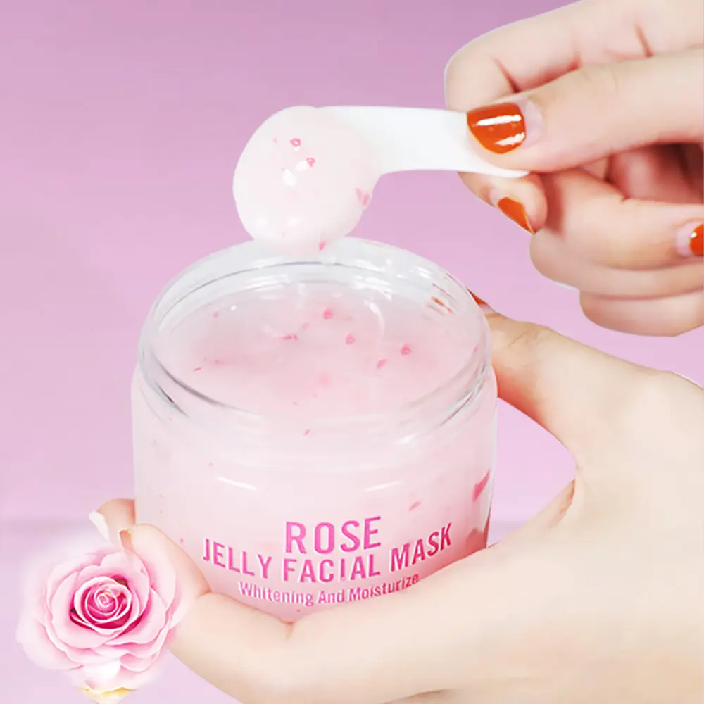 Jelly Mask Organic Rose Hydro Whitening Jelly Skincare Facial Mask Beauty Private Label Face Skin Care Crystal Customize Korean