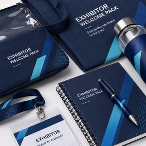 Paquete de Bienvenida Personalizado para Expositores, Kit de Eventos OEM ODM con Cordón, Botella y Bolsa de Transporte - Product Image 3