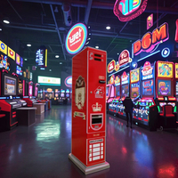 Machine à jetons de jeu vidéo pour salles de jeux et salles d'arcade urbaines, qualité d'exportation, structure de châssis pour un joueur