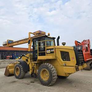 중고 일본 고양이 휠 로더 924 950 966 980 애벌레 프론트 로더 배송 준비 - Product Image 1