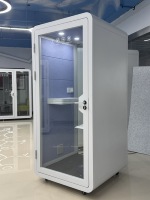 Cabine de travail mobile insonorisée pour une personne, pod de bureau insonorisé