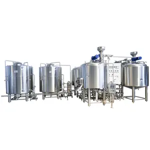 15HL Commercial Brewery Equipment Customized 3 4 Vessel Brewhouse Beer Brewing System Steam Heated