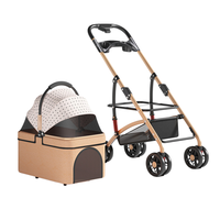 Poussette pour animaux de compagnie détachable pour petits chats, idéale pour le jogging et la randonnée