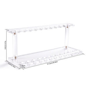 Support de Présentation en Acrylique Transparent pour Pinceaux de Nail Art, Organisateur de Stylos Gel, Étagère de Rangement pour Pinceaux de Peinture, Idéal pour Salons de Manucure - Product Image 2