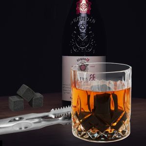 Ensemble de verres à pierres à whisky de haute qualité 8 roches à whisky réfrigérantes en granit 2 verres à bourbon Meilleurs cadeaux à boire - Product Image 3