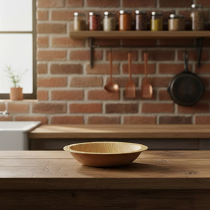 ชามใบปาล์มสี่เหลี่ยมขนาด 5 นิ้ว ชามใบไม้ธรรมชาติแบบใช้แล้วทิ้ง ชามเสิร์ฟอาหารแบบยั่งยืน จำนวนมาก - Product Image 1