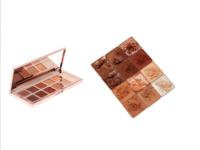 Fabrication sur mesure de formules de poudre mate et brillante en 12 couleurs, adaptées aux palettes de fards à paupières vegan de couleur neutre/foncée.
