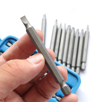 50PC tournevis tige d'extension assemblage tête ensemble croix fendue étendue perceuse électrique assemblage peu ensemble outil