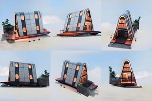 Cápsula Espacial con Estructura en A de Alta Resistencia para Resorts en Climas Extremos - Product Image 5