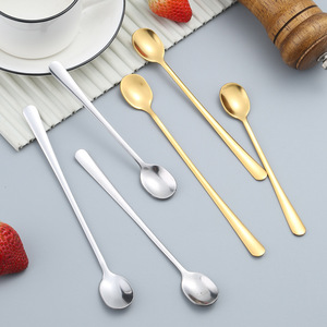 Cuillère à dessert en acier inoxydable, cuillère à sel pour pot à épices, agitateur pour crème glacée et smoothies, mini-cuillère à café - Product Image 3