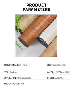 Rollo <span class=keywords><strong>de</strong></span> Papel Adhesivo con Diseño <span class=keywords><strong>de</strong></span> Madera, Impermeable, Fácil <span class=keywords><strong>de</strong></span> Limpiar, Vinilo Decorativo para Paredes, Cocina, Dormitorio y Renovación <span class=keywords><strong>de</strong></span> <span class=keywords><strong>Muebles</strong></span> - Product Image 6