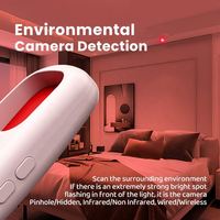 Détecteur de traqueur anti-caméra 120dB Alarmes de vibration Alarme SOS personnelle Hôtel Voyage Sécurité de la vie privée