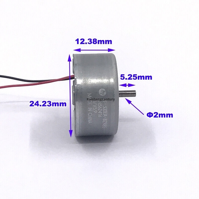 RF-300EA-8Z485 Motor D/V5.9 DC 3V-6V 5V Micro 24mm Round Electric Motor Audio CD DVD Player Spindle Motor Toy Fan Model
