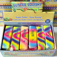 Vente en gros usine : Pâte à modeler Squishy en blocs, jouet anti-stress style beurre de Noël, croustillant, cadeaux promotionnels pour fêtes