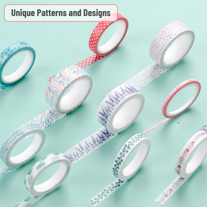 Juego de Pegatinas Decorativas de Cinta Washi con Dibujos Animados, Cinta Adhesiva PET, Material de Papelería, Cinta Washi Estética para Manualidades - Product Image 1