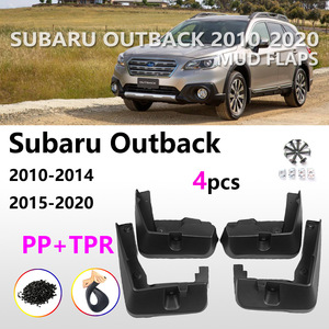 Guardabarros para Subaru Outback 2010-2020, Protectores de Neumáticos Delanteros y Traseros de Plástico, Color Negro - Product Image 2